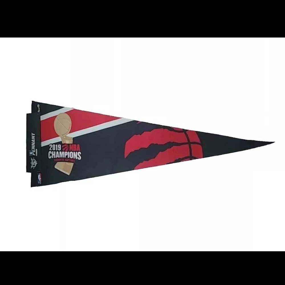 New Rare NBA Champions 2019 Toronto Raptors Pennant 29” Basketball Kawhi Leonard